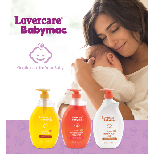 LoverCare Babymac Goat's Milk Baby Shampoo - 1000ml - 33.8 fl oz
