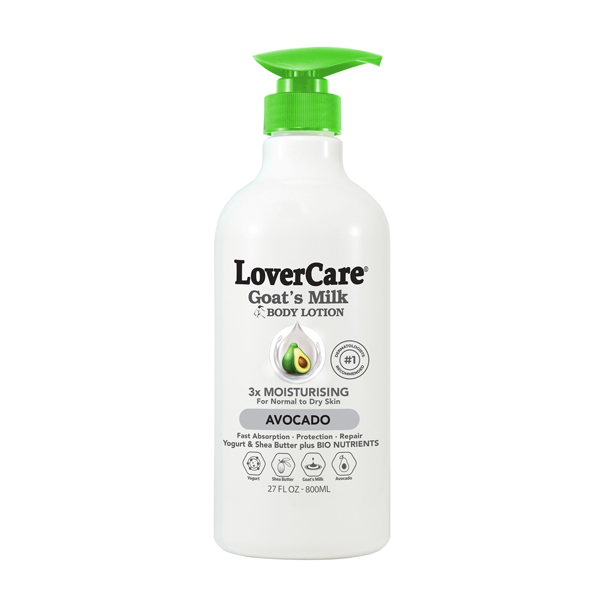 6-PACK LoverCare Goat's Milk Body Lotion 6 X 27.05 Oz (800ml) -AVOCADO