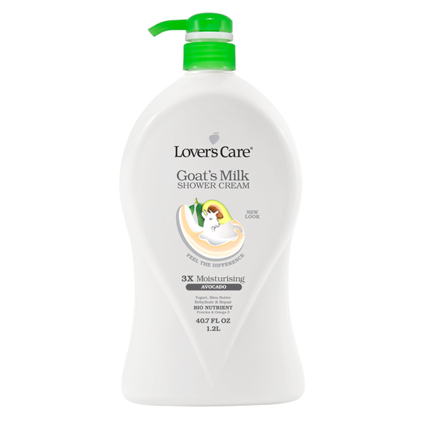 Lover's Care Goat Milk Shower Cream - 40.7 OZ (1200ml)-AVOCADO