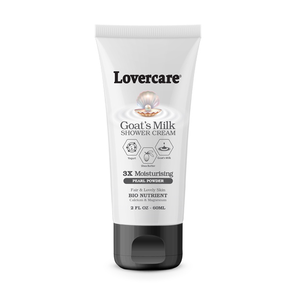 Lovercare Goat's Milk Shower Cream - 96 x 2 fl oz (60ML) - PEARL