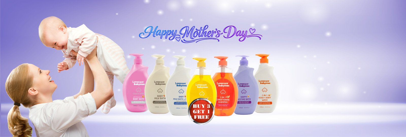 Lovercare Babymac Goat's Milk Baby Bath and Shampoo