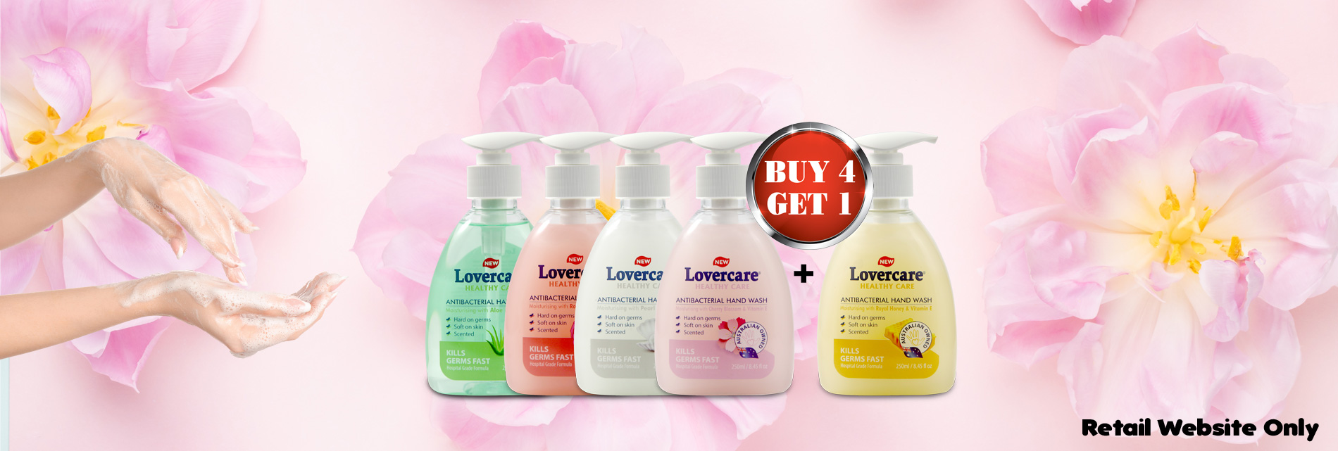 Lovercare Healthy Care anti-bacterial hand wash