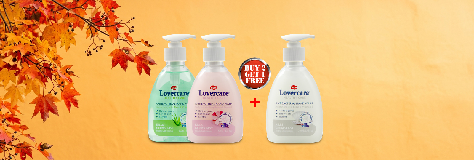Lovercare anti-bacterial hand wash