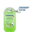 4-PACK Lovercare Healthy Care Antibacterial  Hand Sanitizer 55ml with Key chain