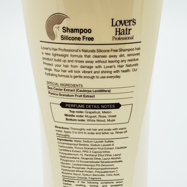 LOVER'S HAIR PROFESSIONAL PERFUMED SHAMPOO 600mL 20.3 OZ-NATURALS