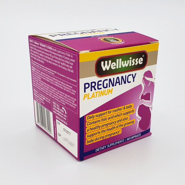 WELLWISSE PREGNANCY PLATINUM - 60 CAPSULES